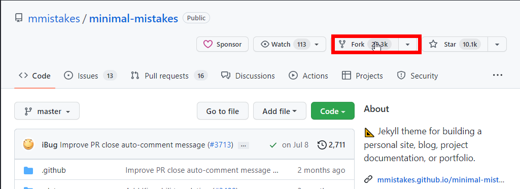 Click Fork